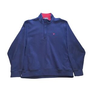 Lyle & Scott Sweater Mens Extra Large‎ Quarter Zip Pullover Golf Scotland